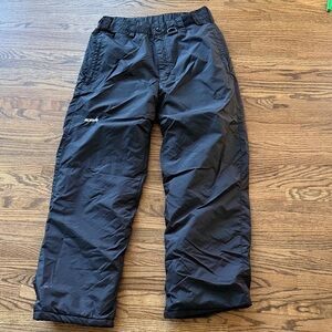 Black Insulated Men’s Snow Pants - Unbranded